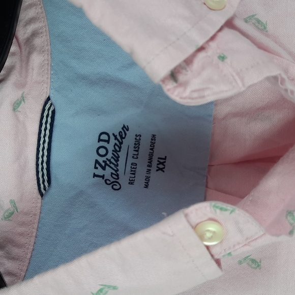 Izod Saltwater Button Down Top - Picture 4 of 7